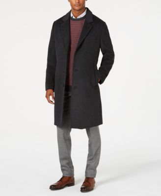 London Fog - Signature Wool-Blend Overcoat