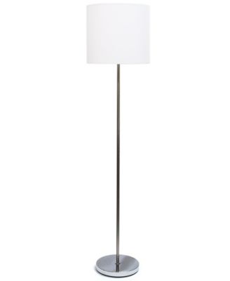 All The Rages - Brushed Nickel Drum Shade Floor Lamp