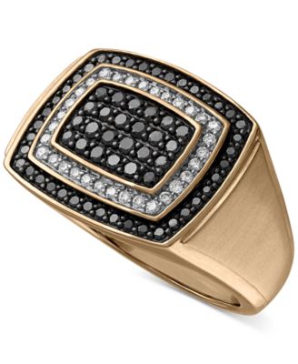 Macy's Brand - Men's Diamond Ring (1 ct. t.w.) in 10k Gold or 10k White Gold