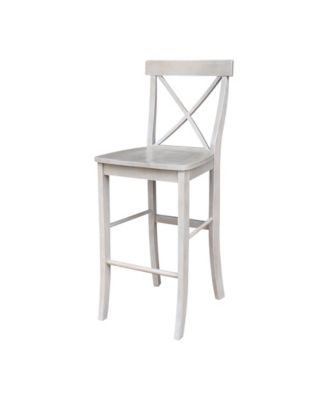 International Concepts - X-Back Bar height Stool - 30" Seat Height