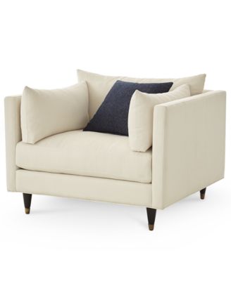 Furniture - Bostal 46" Fabric Arm Chair and a Half