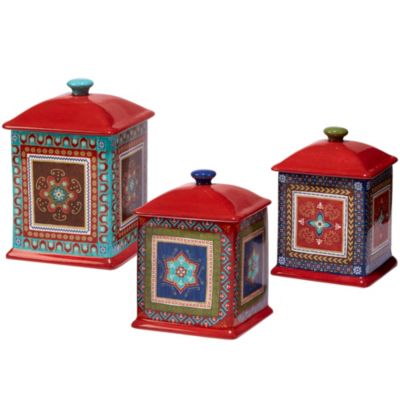 Certified International - Monterrey 3-Pc. Canister Set
