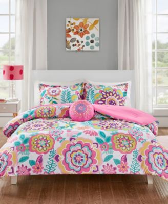 Mi Zone - Camille 4-Pc. Floral Comforter Sets