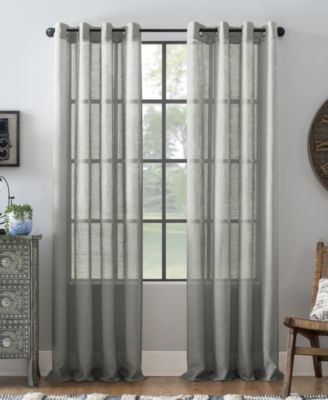 Archaeo - Slub Textured Linen Blend Grommet Top Curtain Collection