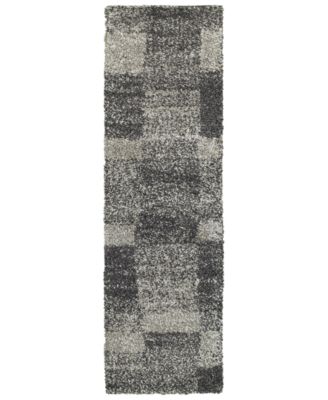 Oriental Weavers - Henderson Shag 531Z1 Gray/Charcoal 2'3" x 7'6" Runner Area Rug