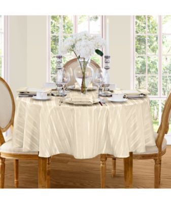 Elrene - Denley Stripe Tablecloth Collection