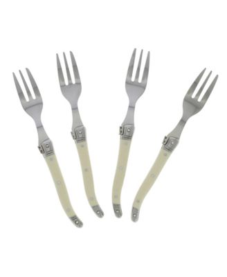 French Home - Laguiole Faux Ivory Cake Forks, Set of 4