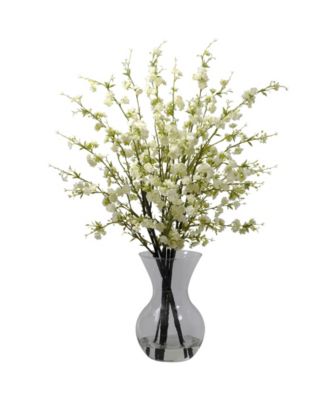 Nearly Natural - Cherry Blossoms w/Vase Arrangement
