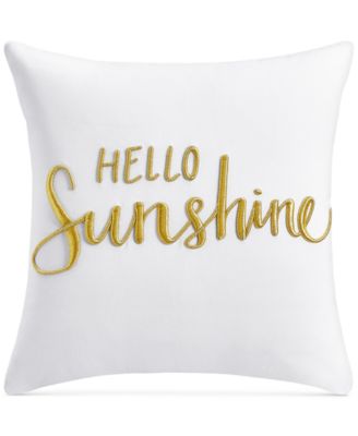 Charter Club - Damask Designs Embroidered 16" Square Decorative Pillow