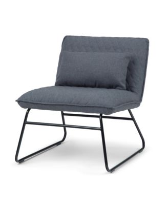 Simpli Home - Burke Accent Chair, Quick Ship