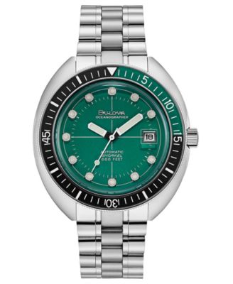 Bulova - Men's Automatic Devil Diver Stainless Steel Bracelet Watch 44mm