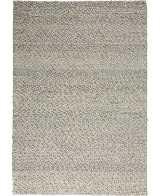 Calvin Klein - CK940 Riverstone Gray and Ivory 5'3 x 7'5 Area Rug