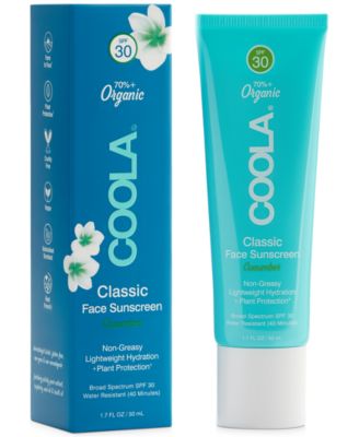 COOLA - Coola Classic Face Organic Sunscreen Lotion SPF 30 - Cucumber