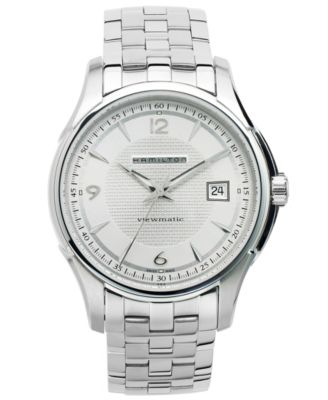 Hamilton - Watch, Men's Swiss Automatic Jazzmaster Viewmatic Stainless Steel Bracelet 40mm H32515155