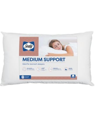 Sealy - Medium Support Pillow for Stomach Sleepers, King