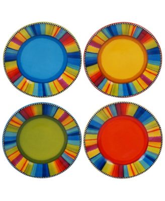 Certified International - Sierra 4-Pc. Salad Plates asst.
