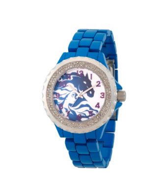 ewatchfactory - Disney Frozen 2 Elsa Women's Enamel Sparkle Blue Alloy Watch 41mm