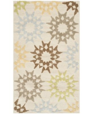 Martha Stewart Collection - Area Rug, Block Quilt MSR1843A CR&Egrave;ME
