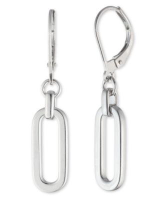 Lauren Ralph Lauren - Sterling Silver Link Drop Earring
