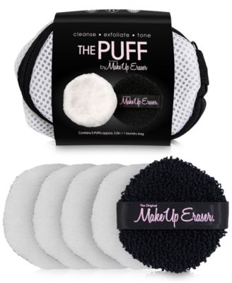 MakeUp Eraser - 6-Pc. Reusable Toner & Exfoliating Puff Set