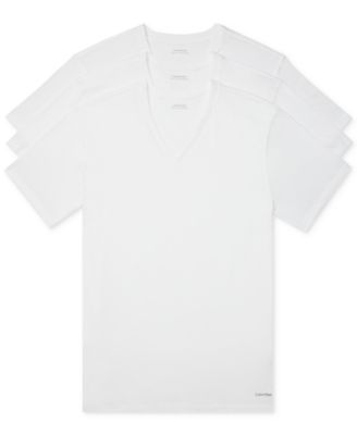 Calvin Klein - Men's 3-Pack Cotton Classics Short-Sleeve V-Neck T-Shirts