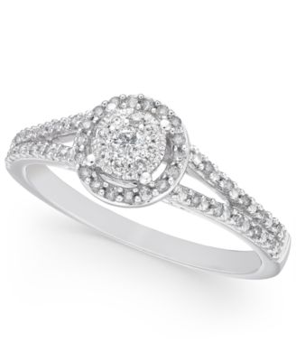 Promised Love - Diamond Ring in 10k White Gold ( 1/4 ct. t.w.)