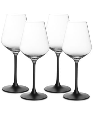 Villeroy & Boch - Manufacture Rock Red Wine Goblets, Set of 4