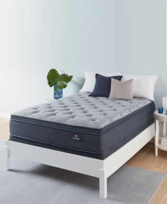 Serta - LUXE Grandmere 14" Plush Pillow Top Mattress Set- Queen