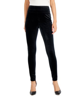 I.N.C. International Concepts - Velvet Non-Seam Skinny Leggings