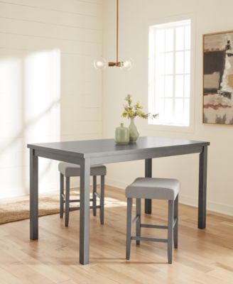 Macy's Brand - Max Meadows Gathering  Height  3-Pc Dining Set ( Table + 2 Gathering Stools)