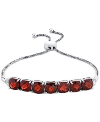 Macy's Brand - Rhodolite Garnet Bolo Bracelet (2-7/8 ct. t.w.) in Sterling Silver
