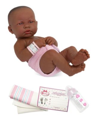 JC TOYS - JC Toys, La Newborn First Day All Vinyl Realistic 14 inch Anatomically Correct Real Boy Baby Doll in Blue Diaper - For Children 2 Years and older, Designed by Berenguer.