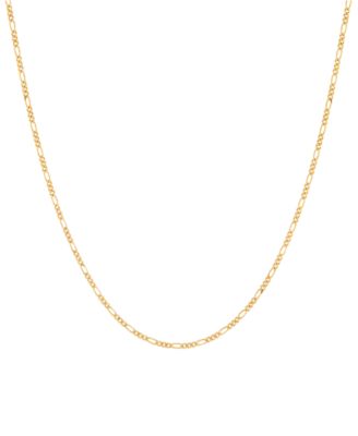 Giani Bernini - Figaro Link 18" Chain Necklace in 14k Gold-Plated Sterling Silver or Sterling Silver