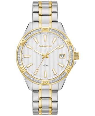 Caravelle - Women's Two Tone Stainless Steel Bracelet Watch 36mm