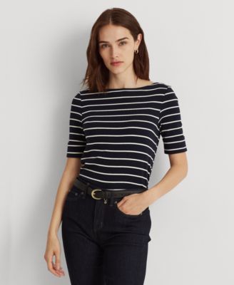 Lauren Ralph Lauren - Striped Boatneck Top