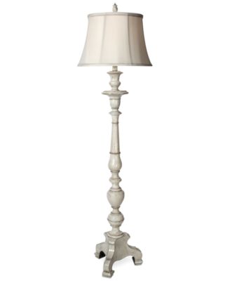 StyleCraft - Jane Seymour-Yorktown White Finish Floor Lamp