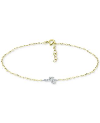 Giani Bernini - Cubic Zirconia Cactus Ankle Bracelet