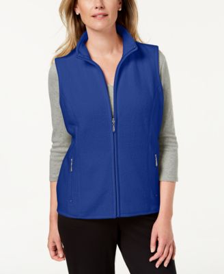 Karen Scott - Petite Mock-Neck Vest