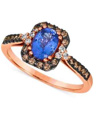 Le Vian - Blueberry Tanzanite (3/4 ct. t.w.) & Diamond (1/4 ct. t.w.) in 14k Rose Gold