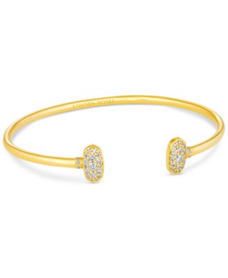 Kendra Scott - Gold-Tone Crystal Grayson Cuff Bracelet