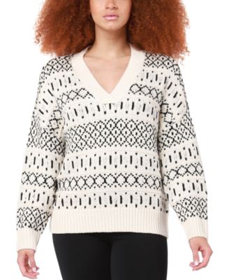 Black Tape - Women's Long Sleeve Textured Cable Knit Sweater
