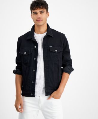 GUESS - Men's Dillon Regular-Fit Denim Jean Jacket