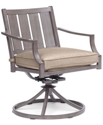 Agio - Set of 2 Wayland Outdoor Swivel Chairs, Created for Macy's