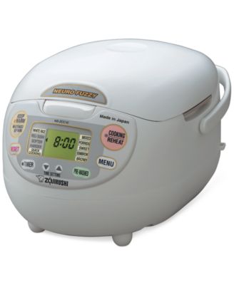 Zojirushi - Neuro Fuzzy 5.5-cup Rice Cooker & Warmer Premium White