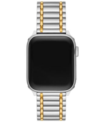 Tory Burch - Women's The Miller Two-Tone Stainless Steel Link Bracelet For Apple Watch&reg; 38mm/40mm/41mm