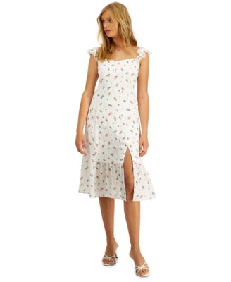 And Now This - Women's Ruffled Midi Dress