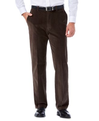 Haggar - Men's Classic-Fit Stretch Corduroy Pants