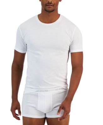 Alfani - Men's 4-Pk. Slim-Fit Solid Cotton T-Shirts
