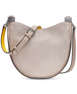Calvin Klein - Celestine Signature Embossed Checkered Crossbody
