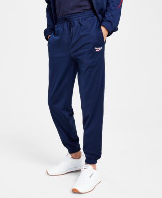 Reebok - Men's Slim-Fit Identity Vector Drawstring Track Pants